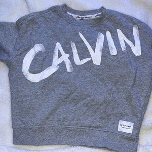 Grey Calvin Klein sweater
